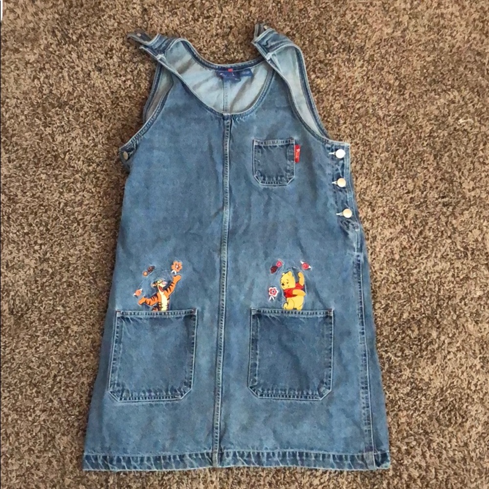 Vintage Disney Overall Dress